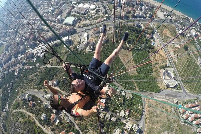 Alanya Paragliding and Cleopatra Beach from Antalya - Alanya Paragliding: The view starts near the castle