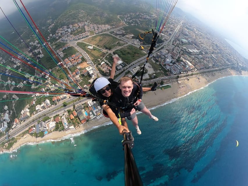 Alanya: Tandem Paragliding Flight to Cleopatra Beach - The takeoff and free-fall moment: what it feels like in the air