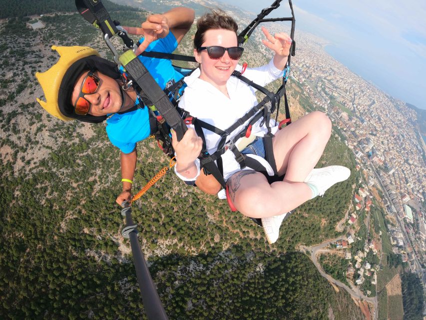 Alanya: Tandem Paragliding Over a Castle and the Sea - Photos, Videos, and the GoPro Max Reality