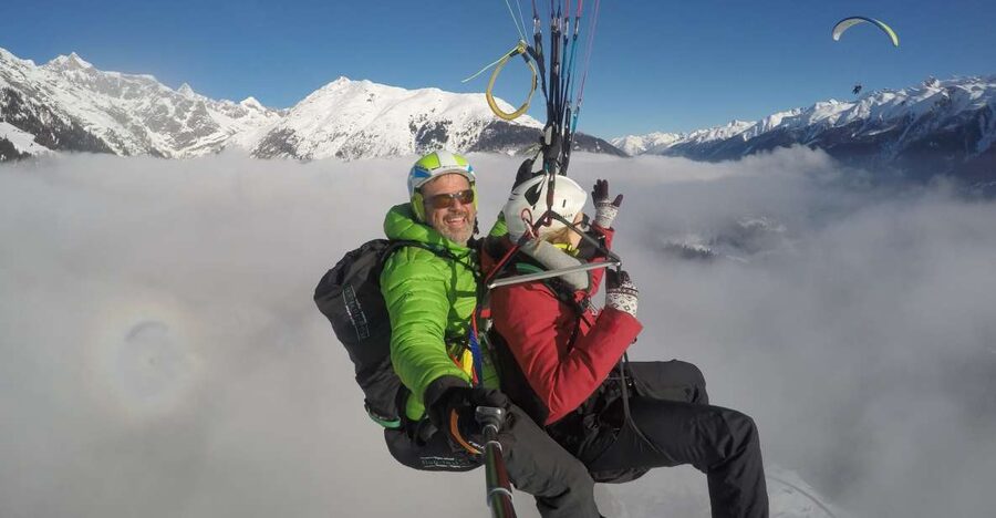 Aletsch Arena: Paragliding Tandem Flight Basic - Your 15-minute flight: leaning back, bird-like views, and optional steering