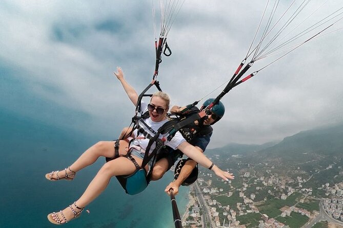 Antalya Alanya Paragliding Takeoff From 700 Meters - Landing at Cleopatra Beach: the payoff is the gentle touchdown
