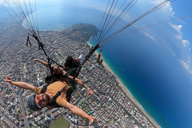 Antalya And Side Paragliding: Your Destination is the Sky - From Cleopatra Beach to the sky: what the flight part feels like