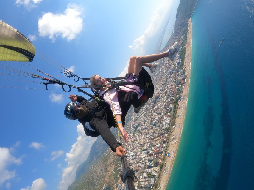 Antalya-Belek-City of Side: Tandem Paragliding With Transfer - Photos, videos, and your €20 takeoff fee: the real cost picture