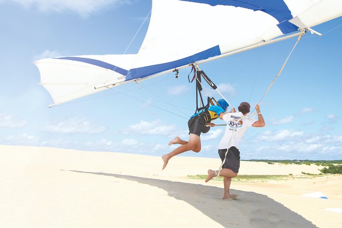 Beginner Hang Gliding Lesson - Launch day flow: how the lesson runs from setup to 5 flights