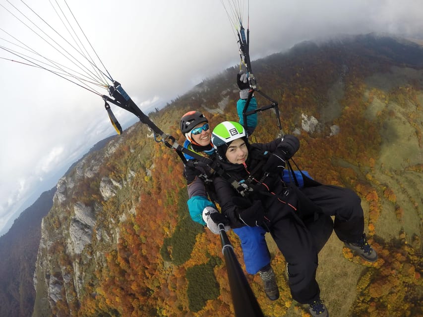 Brasov (:) Tandem Paragliding Experience - Chairlift-side take-off access: what’s extra and what’s included