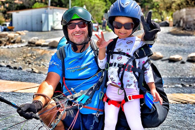 BRONZE tandem paragliding flight in South Tenerife, free pick up - GoPro Keepsakes and Optional Photos: Getting the Footage