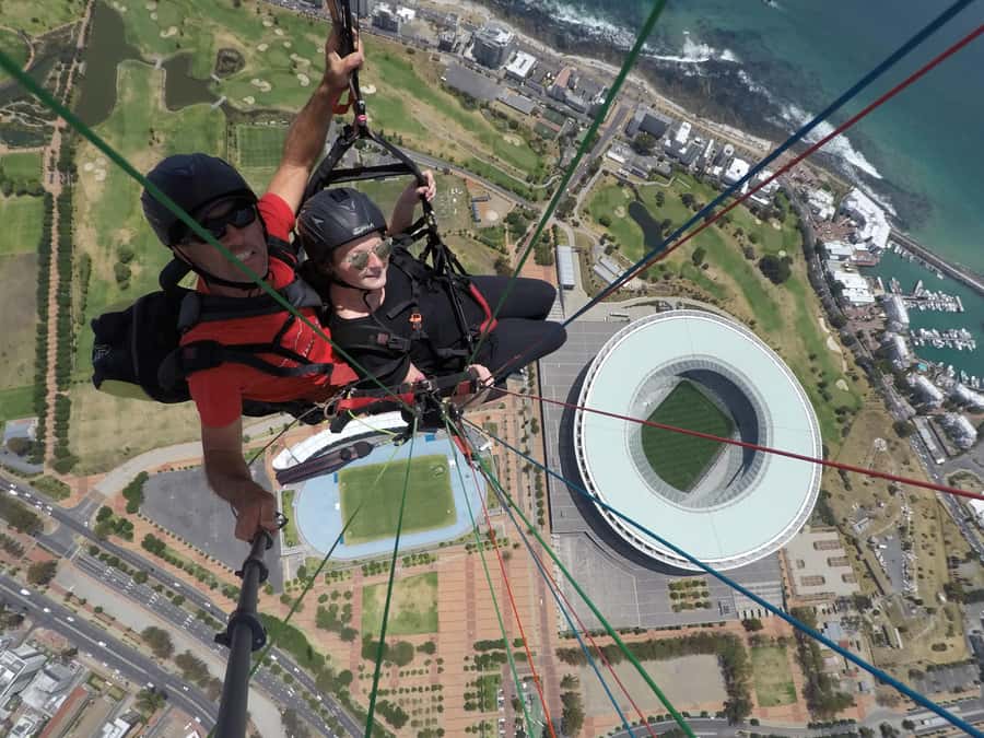 Cape Town: Tandem Paragliding Adventure - Views worth the wait: Atlantic coastline, mountains, and neighborhoods