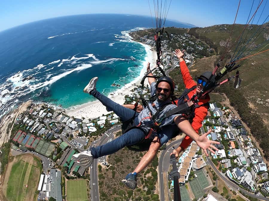 Cape Town: Tandem Paragliding Adventure - GoPro photos and videos: the souvenir that saves your camera