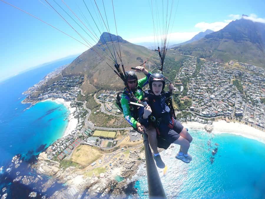 Cape Town: Tandem Paragliding with views of Table Mountain - What You’ll See: Table Mountain, Sea Point, and 360°