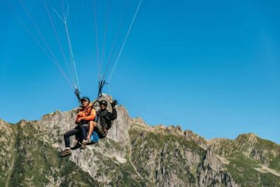 Chamonix: Tandem Paragliding Flight - Getting to Le Brévent: the walk, the gear, and the safety briefing
