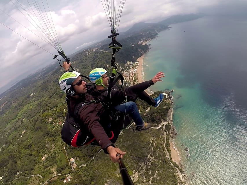 Corfu: Paragliding Tandem Flight Above Pelekas Town - The video keepsake: GoPro Hero13 and SD card footage