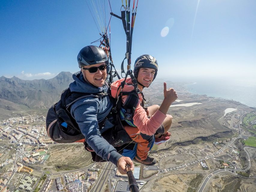 Costa Adeje: Tandem Paragliding Flight with Free Pickup - What You’ll See Above Costa Adeje (Atlantic, Canyons, and Barranco del Infierno)