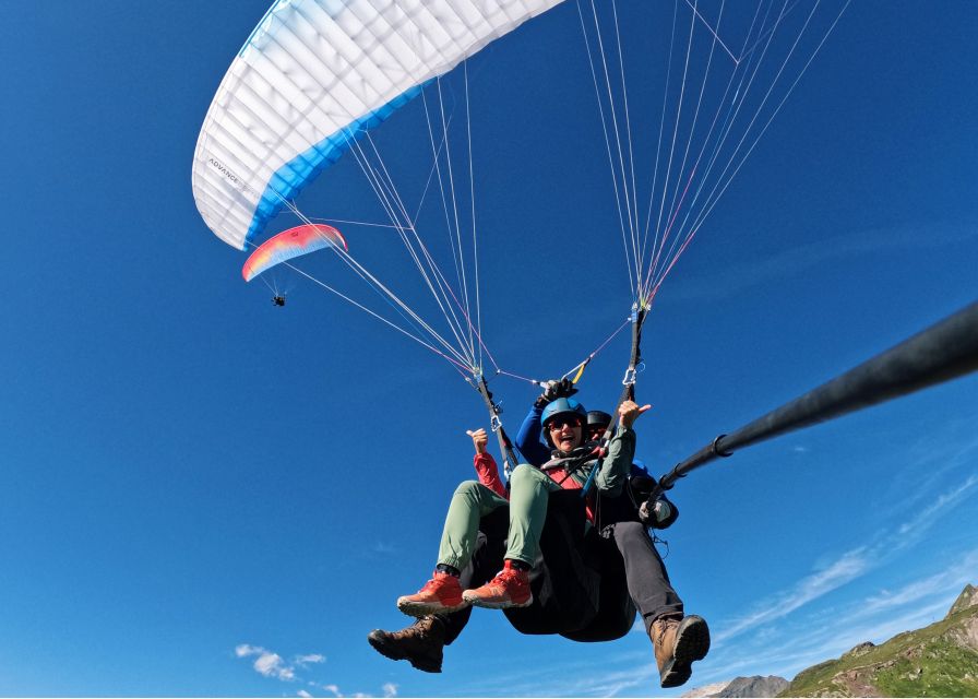 Davos: Tandem Paragliding Flight - Landing back in Davos: finishing strong with photos