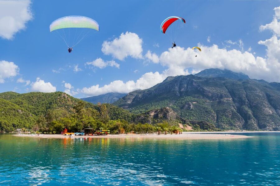 Fethiye: Blue Lagoon Tandem Paragliding w/Photos & Video - What You’ll See at Altitude: Blue Lagoon, Mountains, and Landmarks