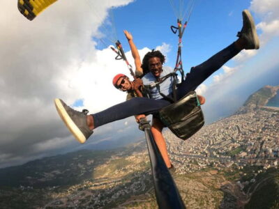 From Antalya: Alanya Paragliding Experience with Beach Visit - At the launch site: briefing, harness time, and what you can bring