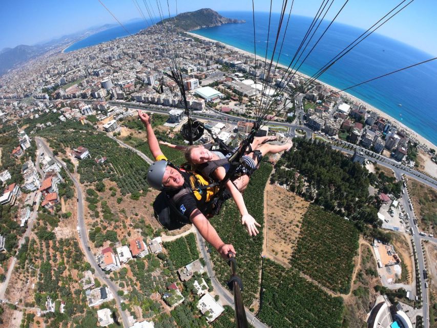 From Antalya/Side: Tandem Paragliding in Alanya - Pickup, coach ride, and drop-offs from Side and Antalya