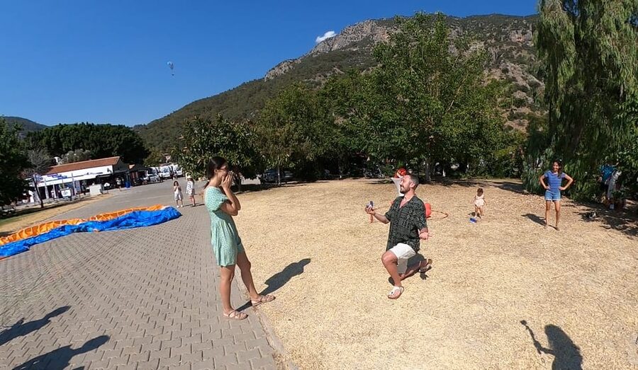 From Fethiye: Oludeniz Paragliding Trip with Transfer - In the air over Ölüdeniz: timing, views, and the extra 15 minutes