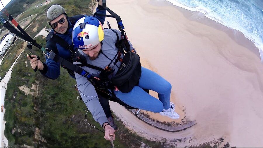 From Lisbon: Paragliding Flight with Transfers - The 20 minutes that actually feels long (in a good way)