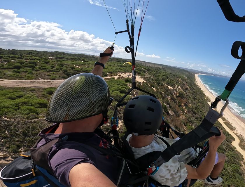 From Lisbon: Paragliding Pack (Flight+Video+Transportation) - Small group energy: up to 8 people, English instruction, and personal attention