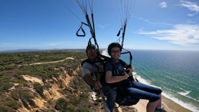 From Lisbon: Paragliding Tandem Flight - Where you’ll fly from: Praia das Bicas, Fonte da Telha, Arrábida, or Santa Rita