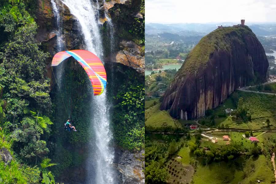 From Medellín: Paragliding Flight and Guatape Tour - Guatapé Town: Colorful Streets and Easy Wandering
