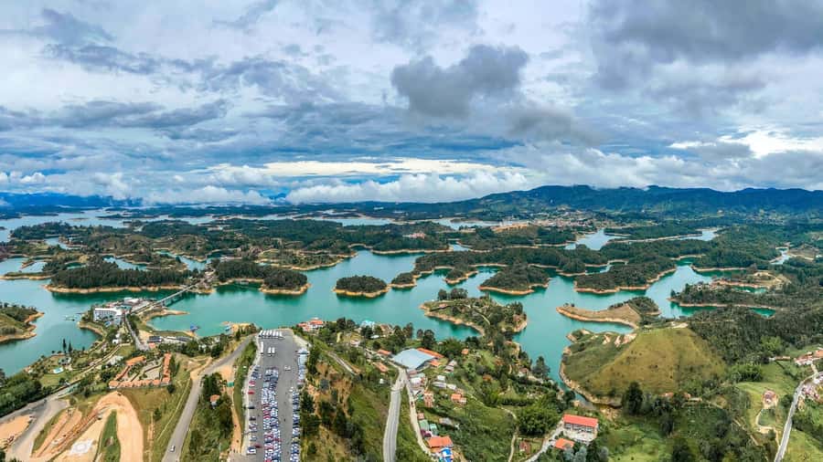 From Medellín: Paragliding Flight and Guatape Tour - The Stone of Guatapé Viewpoint: The Big Panorama Payoff