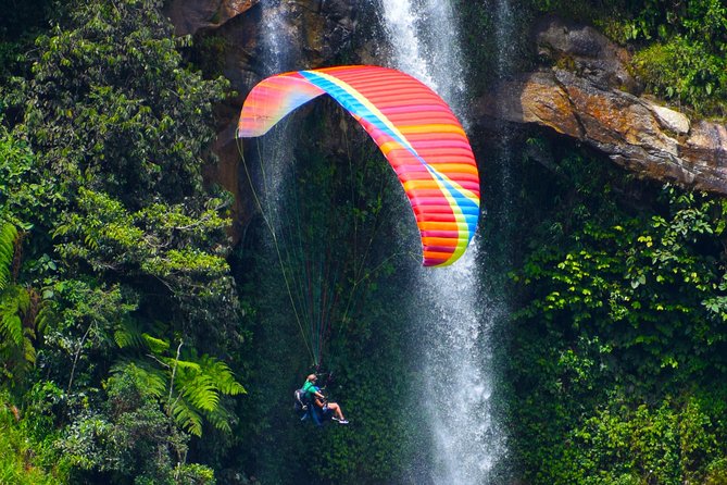 Fun RAFTING + Awesome PARAGLIDING over giant waterfalls from MEDELLIN - Paragliding Over Giant Waterfalls: The Part You’ll Remember