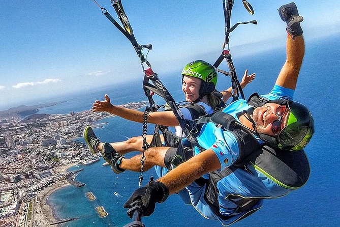GOLD paragliding flight including videos/photos, t-shirt and a bottle of Cava - The pre-flight setup: harness, helmet, and the GoPro you actually want