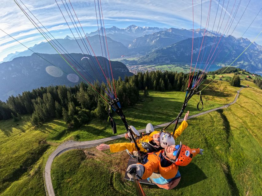 Interlaken: Tandem Paragliding Flight with Pilot - Landing right in Interlaken and making the day feel complete