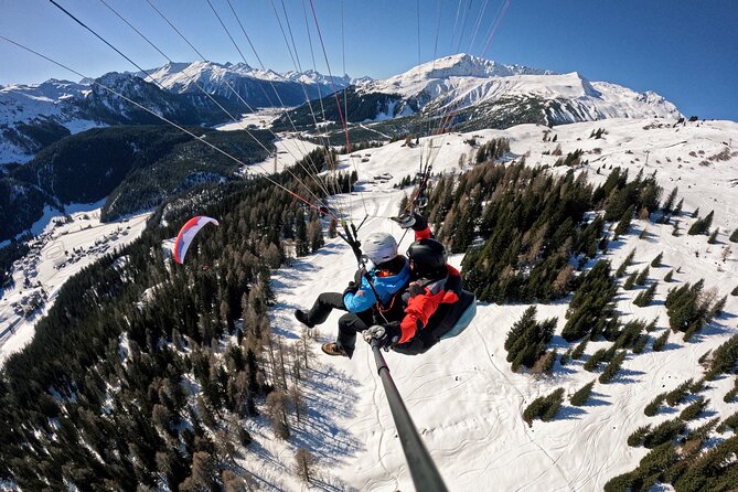 KLOSTERS: Paragliding For 2 - Couples (Video &Photos Incl.) - Flying over Davos: views, steering, and the fun parts