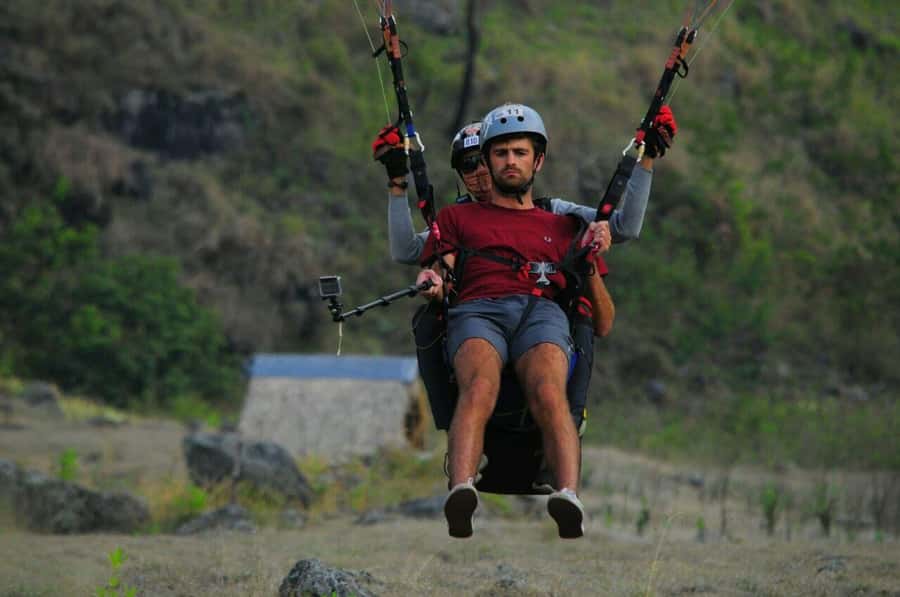 Kuta Lombok : Tandem Paragliding with Pilot & Beach Tour - Getting there: private car pickup from six areas
