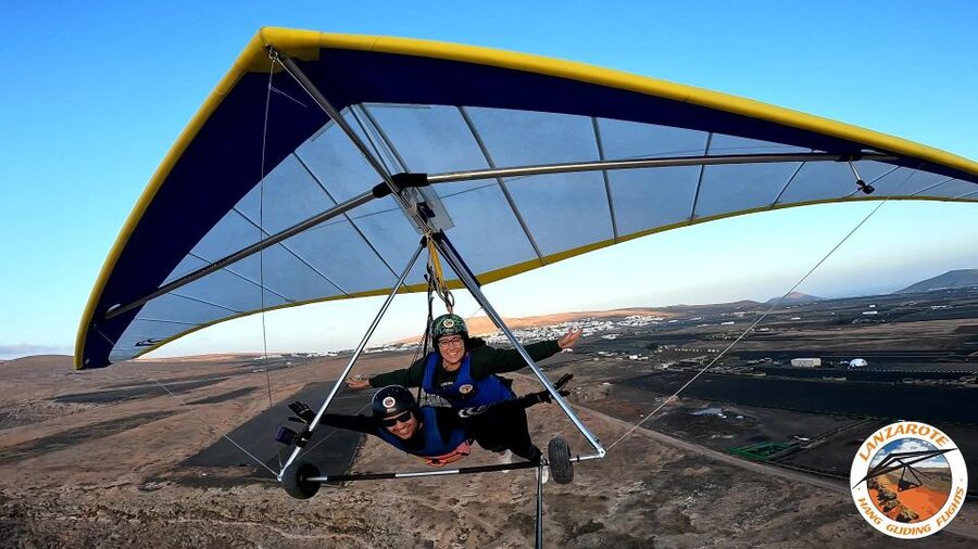 Lanzarote Hang Gliding Tandem Flights - Photos and video: recorded from the hang glider for a great souvenir