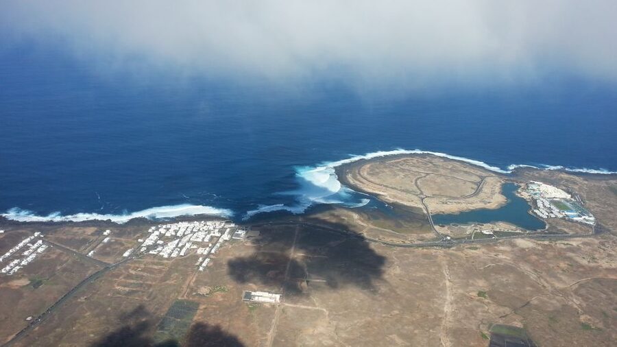 Lanzarote: Tandem Paragliding - Stop 1: Starting location in Tenesar