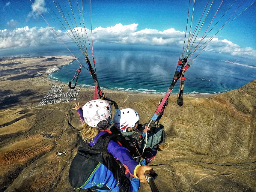 Lanzarote: Tandem Paragliding - Stop 2: Arrive back in Tenesar (landing that feels gentle)