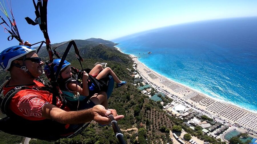 Lefkada paragliding tandem flighs/ Kathisma beach - The Pre-Flight Brief: Helmet On, Then You Follow the Plan