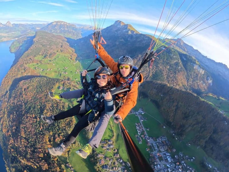 Lucerne: Paragliding Tandem Flights - Landing and the walk-back: the part that’s easy to underestimate
