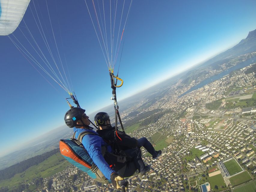 Lucerne: Tandem-Paragliding Flight - Safety Briefing, Equipment, and First-Time Nerves