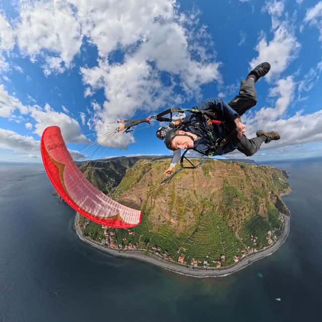 Madeira: Tandem Paragliding Flight - What 1 hour total means: about 20 minutes flying (and the rest is organized)