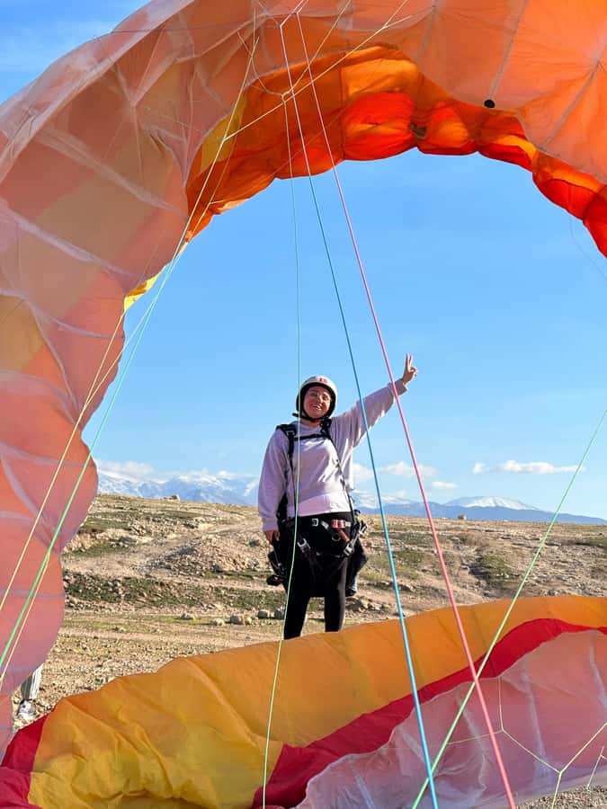 Marrakech Adventure: Paragliding, Camel Ride & Breakfast - The Agafay camel ride: nomadic costume and rocky desert quiet
