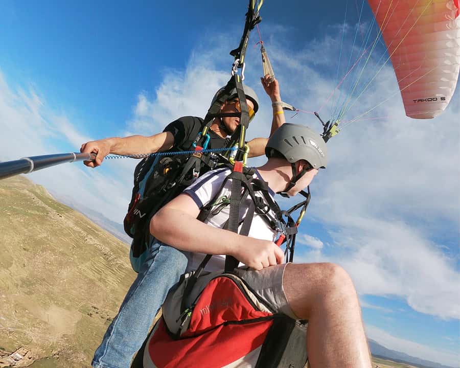 Marrakech: Atlas Mountains Paragliding Tour with Video - 15 minutes in the air: how the flight tends to feel