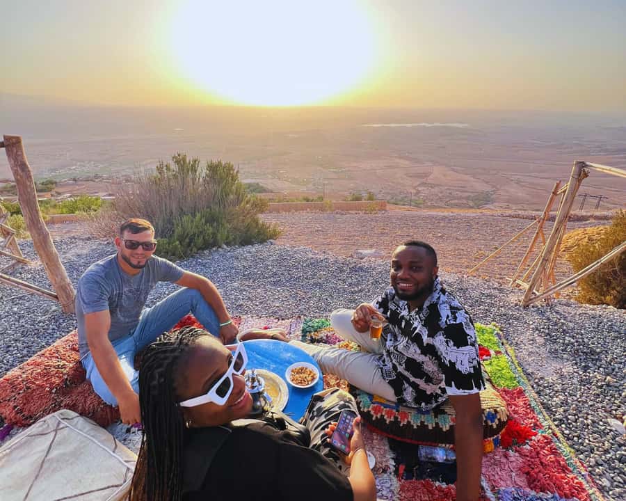 Marrakech: Atlas Mountains Paragliding Tour with Video - Atlas views with Mount Toubkal and Lalla Takerkoust dam