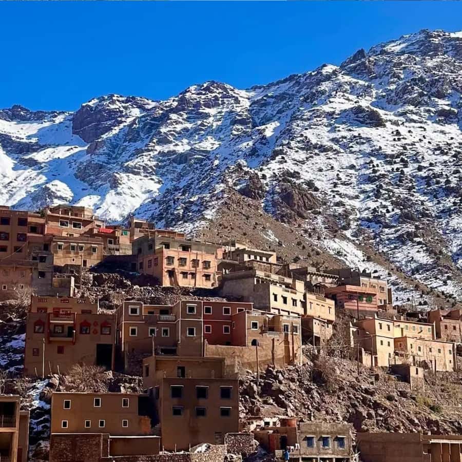 Marrakech: Paragliding, Camel Ride & Berber Villages Trip - Agafay Desert camel ride and mint tea: the soft landing after the flight