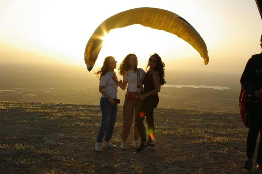 Marrakech: Paragliding flight over the Agafay desert and the High Atlas mountains - Landing and Tea Time: A Moroccan Wrap-Up, Not an Afterthought