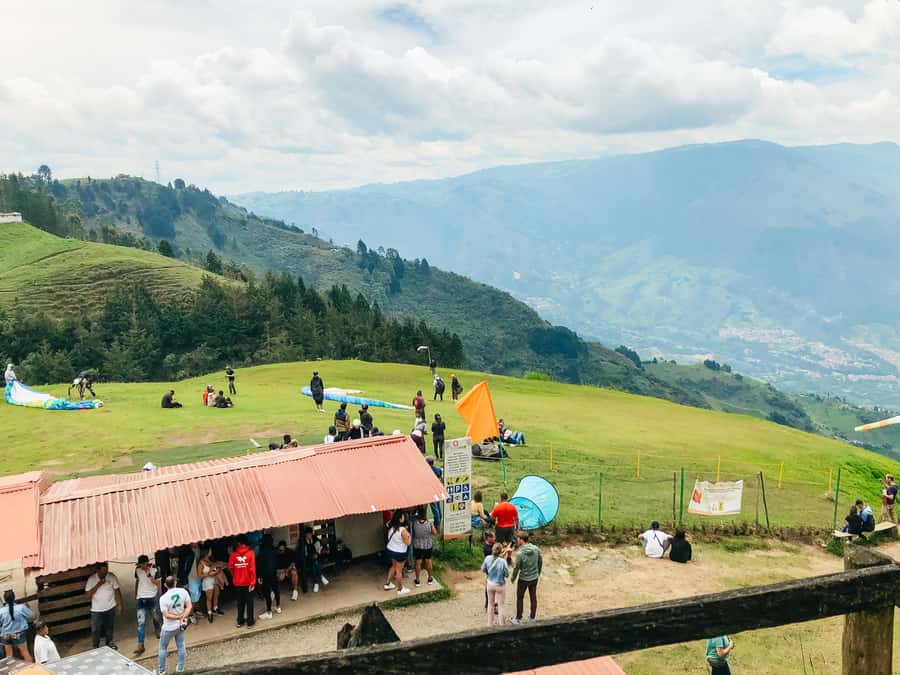 Medellín: Paragliding in the Colombian Andes - Getting to the Start: Parque Lleras Meets the Andes