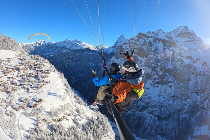 Mürren Lauterbrunnen: Paragliding Panorama Tandem Flights - Price value: $250.37 for a guided tandem flight, not DIY thrills