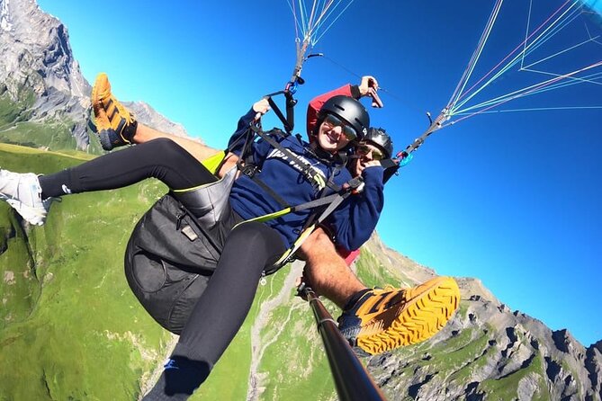 Mürren Lauterbrunnen: Paragliding Panorama Tandem Flights - Getting there: meeting at Mürren3825, ending back on-site