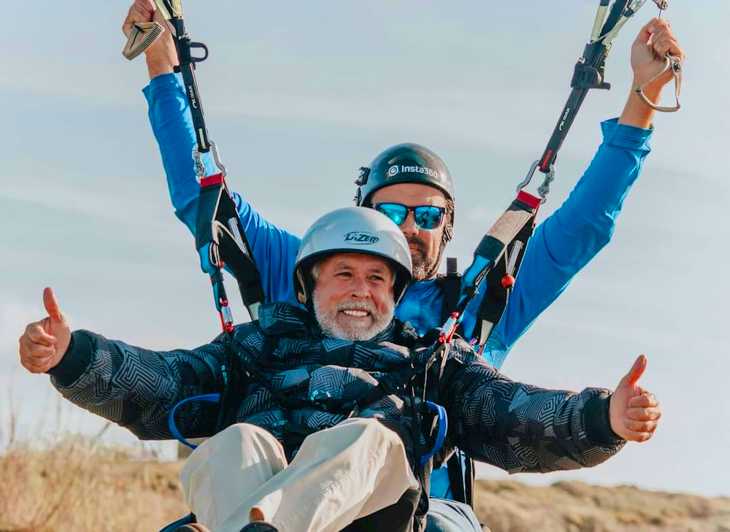 Nazare: Paragliding tandem flight - The 20-minute flight: how it feels once you’re in the air
