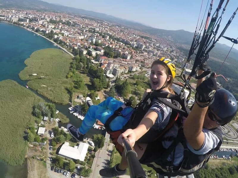 Ohrid: Paragliding Experience with Pick-up - Lake Ohrid Stand-Up Paddleboarding: The Best Bonus After the Clouds