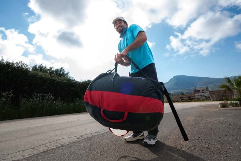 Palermo: paragliding flight with instructor foto and video - Over Zingaro and the Mediterranean: The Value of a Guided Route