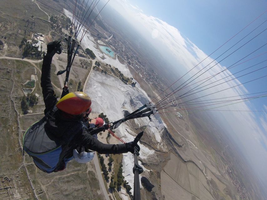 Pamukkale: Tandem Paragliding Experience - Pamukkale from the sky: travertines and Hierapolis in one flight